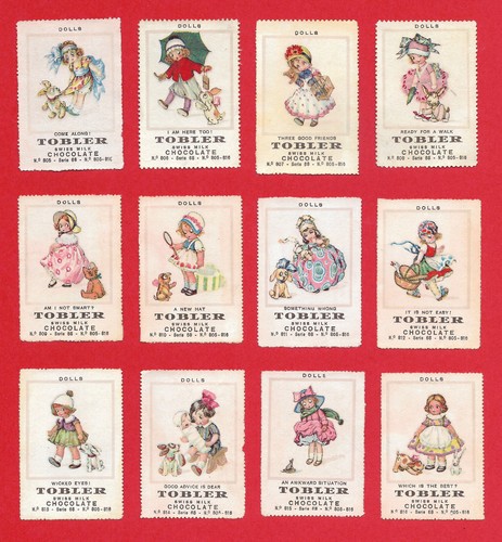 Infantina poster stamps dolls - infantina,