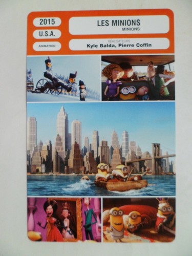 Carte fiche cinema - fiche, 2015