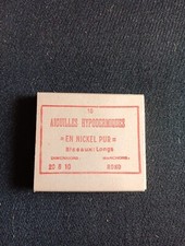 Boite De 10 Aiguilles En Nickel Pur 20 6 10 Manchons Rond