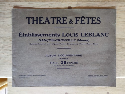 Catalogue theatre fetes - catalogue,
