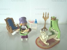 PLAYMOBIL vintage princesse chambre bébé nourrice berceau tapis set 4254 de 2005