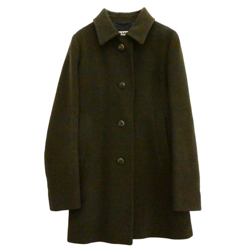 Manteau chester laine kaki - laine,