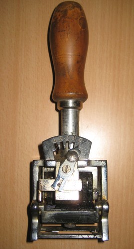 Ancien tampon encreur - tampon,