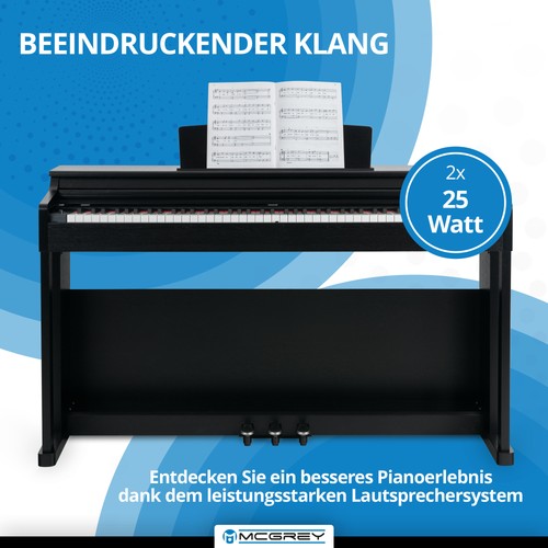 Touches clavier piano - 88,