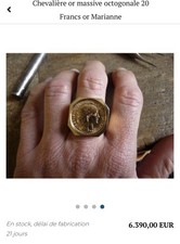 Chevaliers Homme Or 21k Et 18K