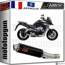 POT D ECHAPPEMENT GP GUN by ARROW ACIER NOIR HONDA CROSSRUNNER 800 2015 15