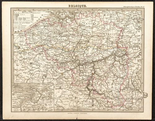 1873 belgique carte - -,