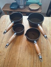 Lot 4 casseroles Staub fonte