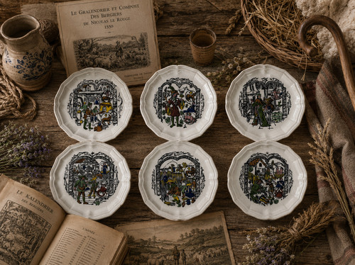 Collection assiettes du - assiettes,