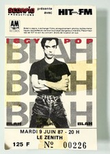 0226 Ticket De Concert 1987
