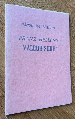 Vialatte franz hellens - "franz,