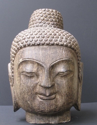 Imposante tête bouddha en - bouddha,