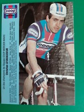 Cyclisme carte cycliste - carte,