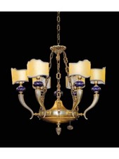 Lustre classique laiton et - lustre,