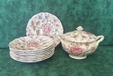 Johnson Bros Rose Chintz     7