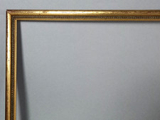 Cadre perlé & verre 46,8x30,4