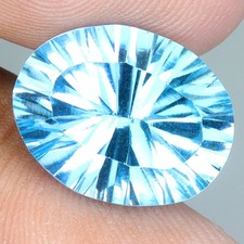 Ovale Concave Coupe Topaze