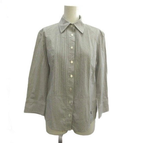 Chemisier chemise rayé gris