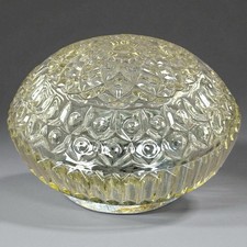 Abat-jour en verre ambré