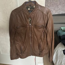 Blouson Veste Homme Oakwood ❤️ United Cuir Marron - Taille M