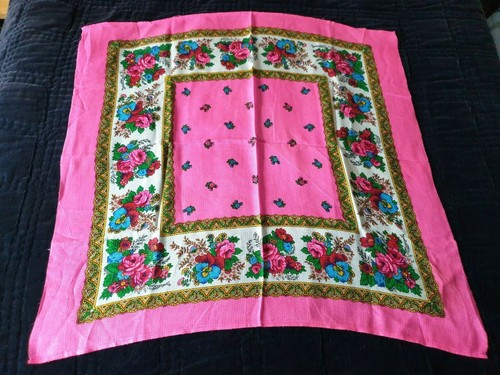 Foulard motif floral - motif,