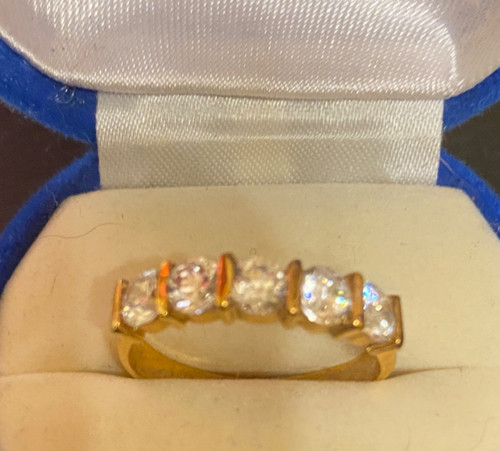 Merveilleuse bague plaqué - ,