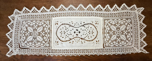 Dentelle ancienne lin - dentelle,