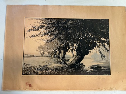 Gravure aquatinte les - gravure, aquatinte « les