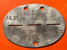 Allemagne Erkennungsmarke Alu