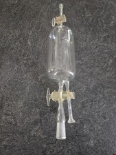 Tube Essai Ancien Verrerie Chimie Labo Mélangeur Entonnoir Bouchon Fritté