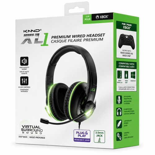 Casque jeu stéréo - de,
