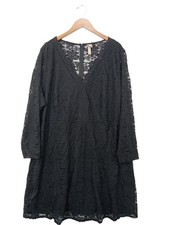 H&M Robe en dentelle Dames Robe T EU 46 noir style festif