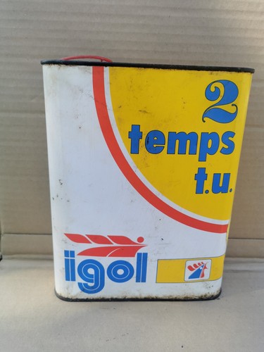 Bidon huile ancien - igol.,