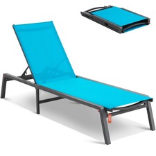 VEVOR Chaise longue jardin