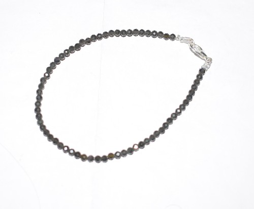 925 argent sterling - , obsidienne