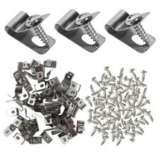 Lot de 100 Pinces de Fixation
