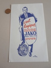 ANCIEN BUVARD JAKO BOOT POLISH