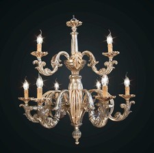 Lustre Classique Bois Et Fer