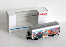 WAGON FRIGORIFIQUE MARCHANDISE PROMOTIONNEL CLUB MARKLIN 1998 MINIATURE TRAIN HO