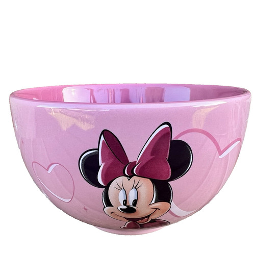 Bol rose minnie mouse coeurs - minnie,
