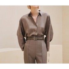Hermes Chemise crop peintre à