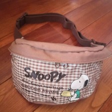 Sac vintage Snoopy tartan