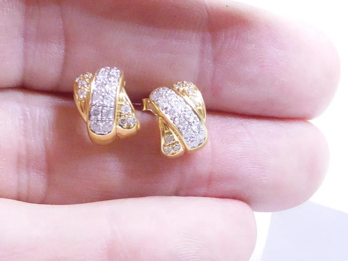 Boucles oreilles diamants - boucles,