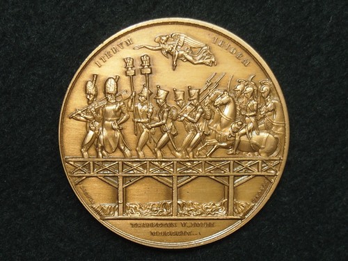 Medaille bronze brenet - bronze, (mdp)