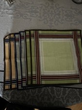 6 mouchoirs coton de belle qualité Neufs