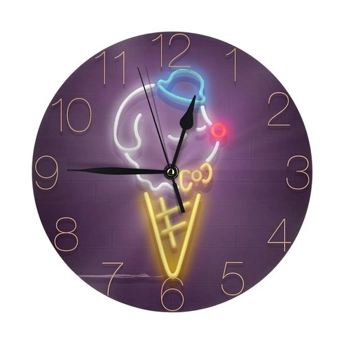 Horloge murale crème glacée