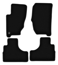 Tapis de sol velours noir Jeep Cherokee Liberty KJ 2002-2007 set 4 pcs