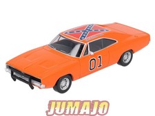 JC34 Voiture 1/43 JET-CAR NOREV : DODGE Charger orange General Lee #1