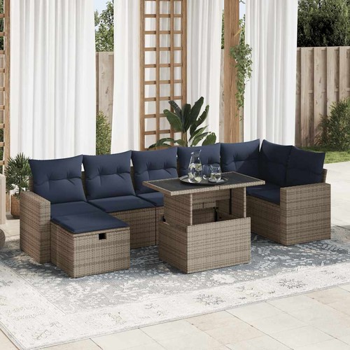Salon jardin avec coussins - salon,
