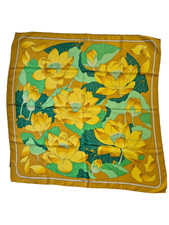 Foulard carré Hermès Fleurs